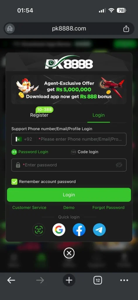 Pk8888 Game Login